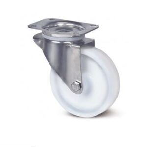 Ruedas industriales inoxidables para industria alimentaria